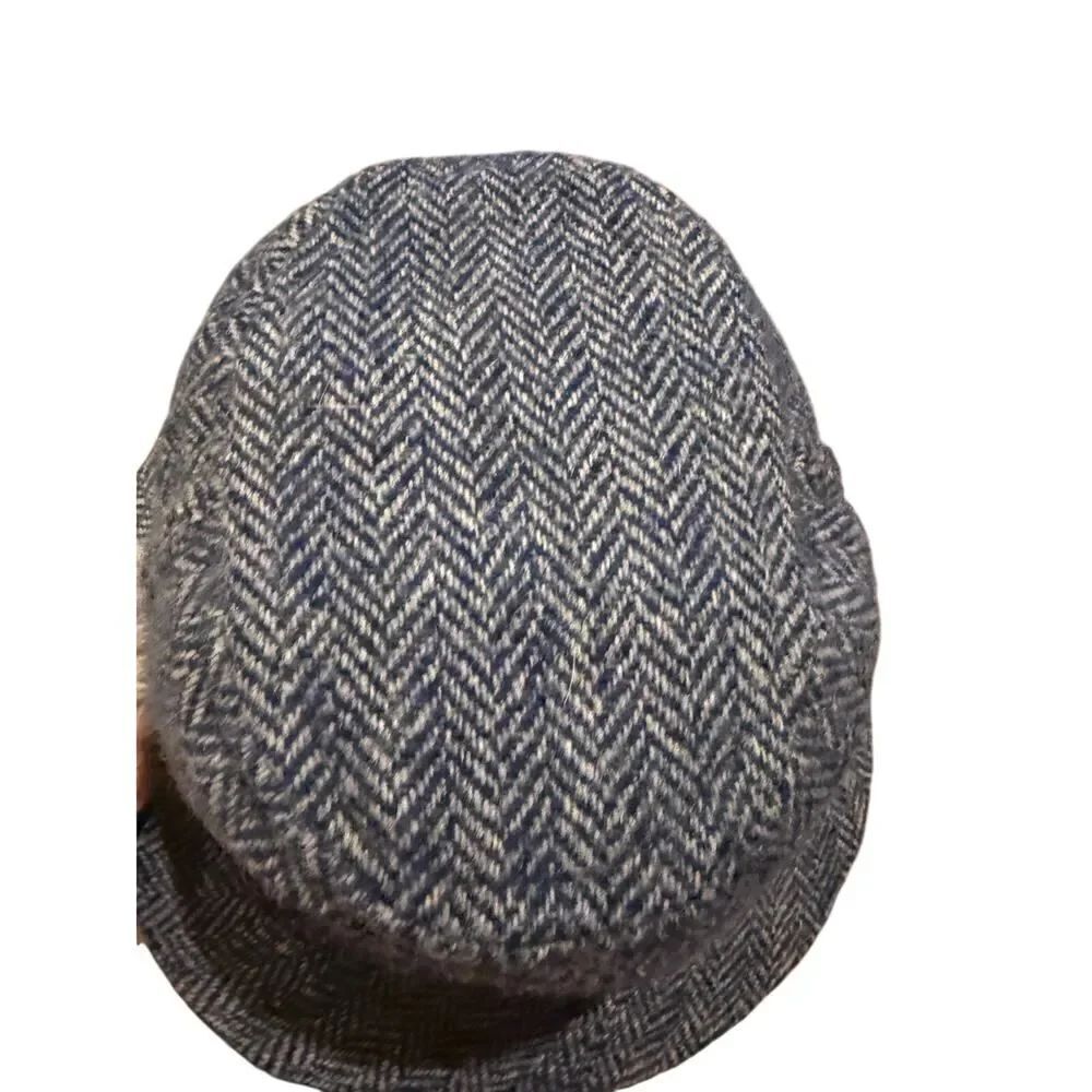 Hanna Hats of Donegal Herringbone Tweed Irish Walking Hat – Size M - Picture 6 of 8